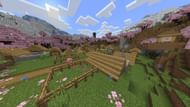 The village near this Minecraft seed’s spawn offers plenty of loot to take advantage of (Image via Mojang)
